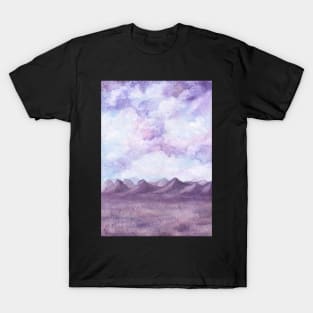 Clouds, Mountains and Field T-Shirt